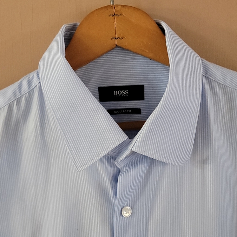 Hugo Boss Dress Shirt Sz 16 34/35 - Picture 4 of 7